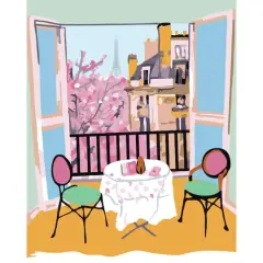 Balcony View Paint-by-Number Kit by Artist's Loft&reg;