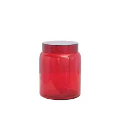 Hello Honey&reg; Red Glass Jar