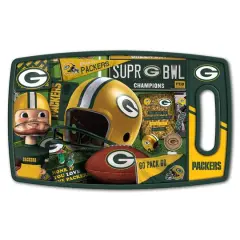 NFL Retro Series Cutting BoardGreen Bay Packers