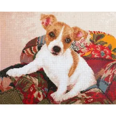 Diamond Dotz&reg; Patchwork Pup Diamond Painting Kit