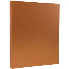 JAM Paper Stardream Metallic 8.5" x 11" Paper, 25 Sheets Copper