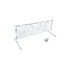 Swim Central 86" White Water Sports Swimming Pool Floating Volleyball Game Set 
