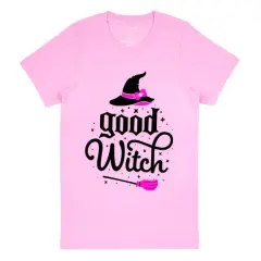 Pink Good Witch Adult Crew Neck T-Shirt by Celebrate It&trade;