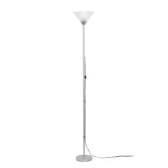 Simple Designs 70" Torchiere Floor Lamp Silver