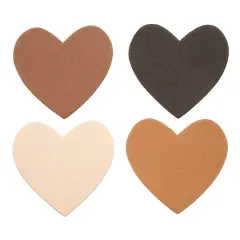 Neutrals Heart Foam Stickers by Creatology&reg;, 120ct.