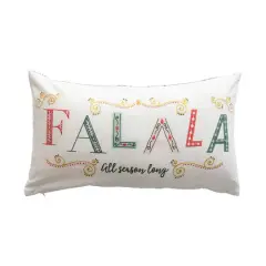 Hello Honey&reg; 24" x 14" Holiday Cotton Lumbar Pillow