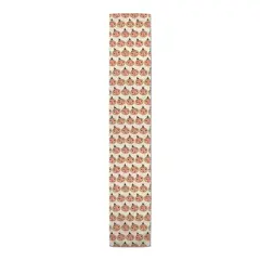 72" Retro Pumpkin Poly Twill Table Runner