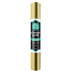 PA Vinyl Foil Permanent Adhesive Vinyl Gold