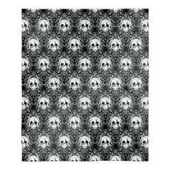 Sugar Skull Pattern 50" x 60" Sherpa Fleece Blanket
