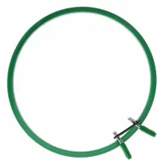 Nurge 8" Spring Metal Embroidery Hoop Deep Green