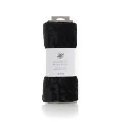 Black Crushed Velvet Fabric Bundle by Loops & Threads&reg;