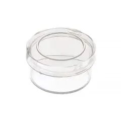 John Bead Mini Clear Plastic Round Containers, 12ct.