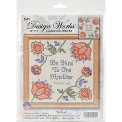 Design Works&trade; Be Kind Counted Cross Stitch Kit