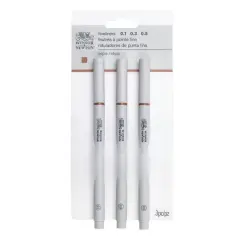 Winsor & Newton&reg; 3 Sepia Fineliner Set