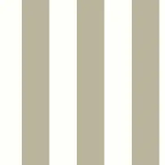 RoomMates Awning Stripe Peel & Stick Wallpaper Pearl Neutral