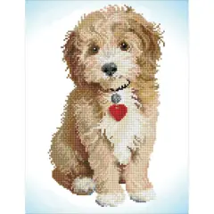 Diamond Dotz&reg; Lovely Boy Diamond Painting Artwork Kit