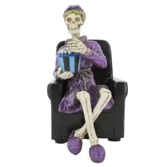 7" Skeleton at a Movie with Popcorn Tabletop D&eacute;cor by Ashland&reg;