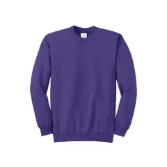 Port & Company&reg; Essential Fleece Crewneck Sweatshirt Purple