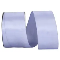 JAM Paper 2.5'' x 50yd. Double Face Satin Ribbon Iris
