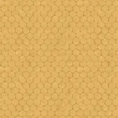 Springs Creative Crown Roost Yellow Chicken Wire Cotton Fabric