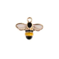 John Bead Sweet & Petite Bumble Bee Charms 8ct.
