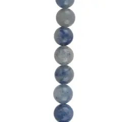 Blue Aventurine Round Beads, 8mm by Bead Landing&trade;
