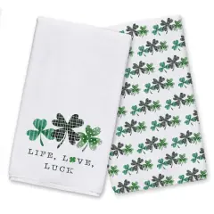 Life Love Luck Tea Towel Set of 2