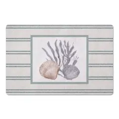 Scallop and Olive Shell 18" x 27" Floor Mat
