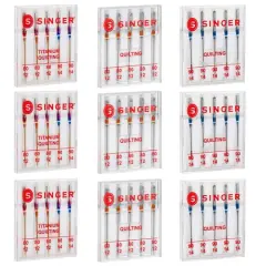 SINGER&reg; Titanium & Standard Quilting Sewing Machine Needles, 45ct.