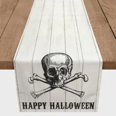 90" Halloween Skull Table Runner