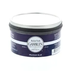 Gamblin Relief Ink, 175mL Prussian Blue