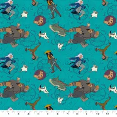 Disney&reg; Raya and the Last Dragon Packed Cotton Fabric
