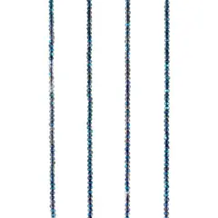 Blue Faceted Glass Rondelle Beads, 2mm by Bead Landing&trade;