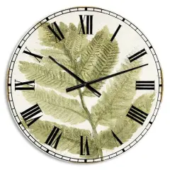 Designart 'Simple Forest I Farmhouse Wall Clock