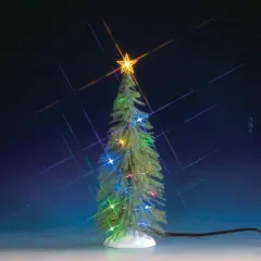 Lemax&reg; Large Chasing Multi Light Spruce Tree