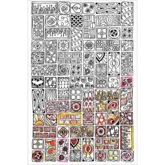 Design Works&trade; Zenbroidery Cubist Stamped Embroidery Kit