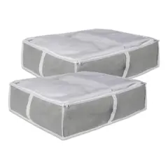 DII&reg; Gray Blanket Soft Storage Cube, 2ct.