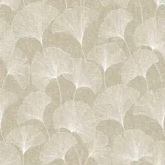 Surface Style Ginkgo Peel & Stick Wallpaper Linen