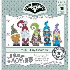 Karen Burniston Tiny Gnomes Stamping Die Set