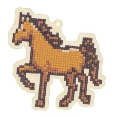 Wizardi Diamond Painting Ornament Kit Horse