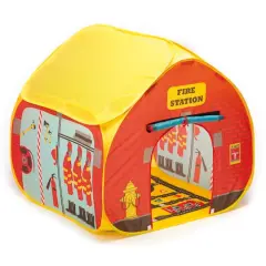 Fun2Give&reg; Pop-it-Up&reg; Firestation Tent with Streetmap Playmat