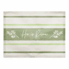He Is Risen Placemant 18" x 14" Cotton Twill Placemat