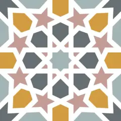 RoomMates Calliope Colorful Moroccan Peel & Stick Floor Tile