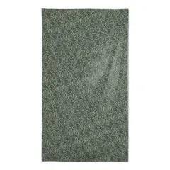 102" Sage Lined Leaves Tablecloth