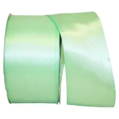 JAM Paper 2.5'' x 50yd. Double Face Satin Ribbon Mint