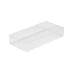 Simplify Medium Rectangular Clear Drawer Organizer