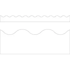 Terrific Trimmers&reg; Scalloped Borders, 39ft. Snow White