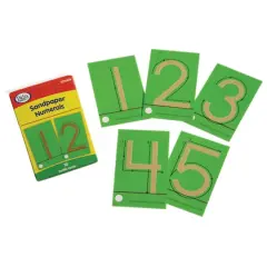 Didax&reg;Tactile Sandpaper Numerals
