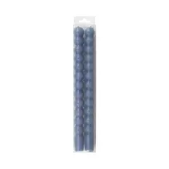 10" Unscented Bubble Taper Candles, 2ct. by Ashland&reg; Dark Blue