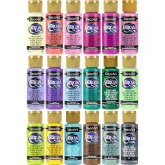 DecoArt&reg; Americana&reg; 18 Color Pastels with Pop Acrylic Paint Set